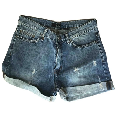 Pre-owned The Kooples Blue Denim - Jeans Shorts