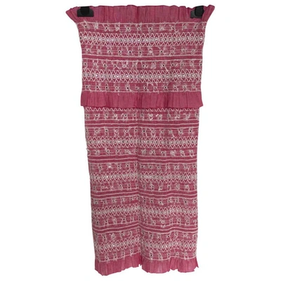 Pre-owned Dsquared2 Mid-length Dress In Pink