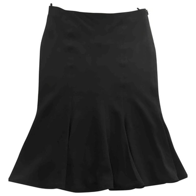 Pre-owned Alexander Mcqueen Mid-length Skirt In Navy