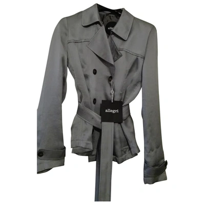 Pre-owned Allegri Silk Short Vest In Grey
