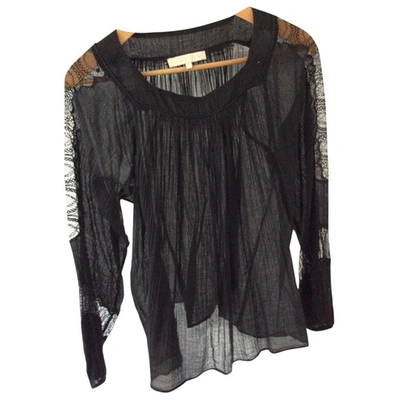 Pre-owned Vanessa Bruno Black Cotton Top