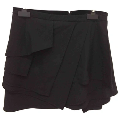 Pre-owned Michael Kors Mini Skirt In Black