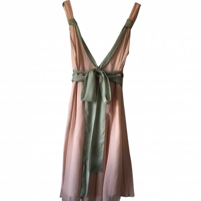 Pre-owned Roland Mouret Mini Dress In Pink