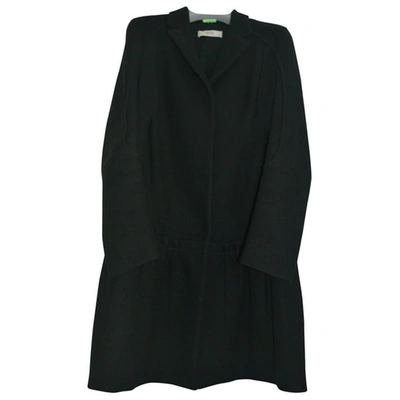 Pre-owned Prada Wool Coat In Black