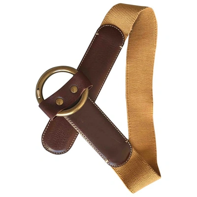 Pre-owned Chloé Leather Belt In Multicolour