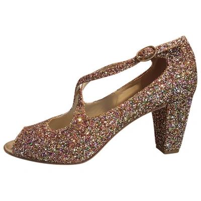 Pre-owned Anniel Multicolour Glitter Heels