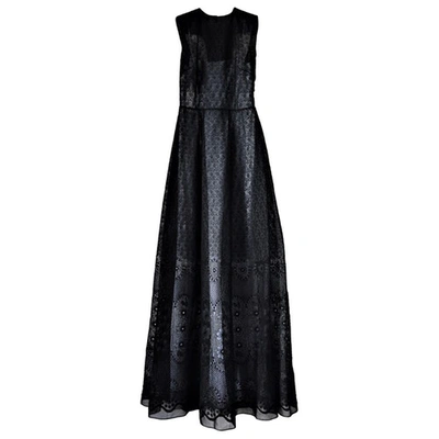 Pre-owned N°21 Silk Maxi Dress In Black
