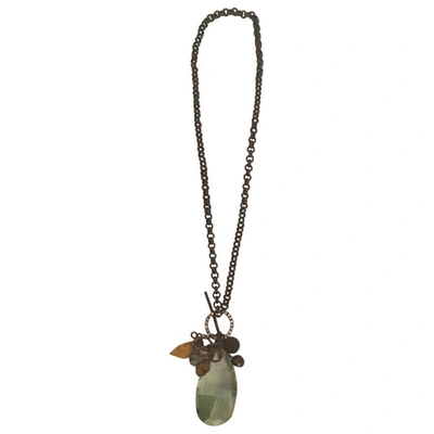 Pre-owned Furla Long Necklace In Green