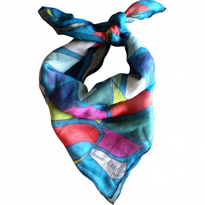 Pre-owned Lanvin Silk Neckerchief In Multicolour
