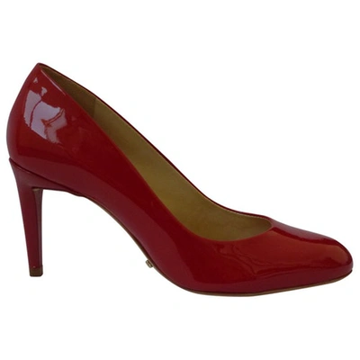 Pre-owned Schutz Patent Leather Heels In Red