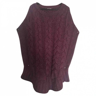 Pre-owned Marella Wool Knitwear In Purple