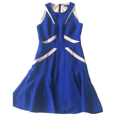 Pre-owned Bcbg Max Azria Mini Dress In Blue