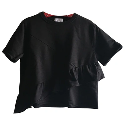 Pre-owned Carven Black Cotton Top