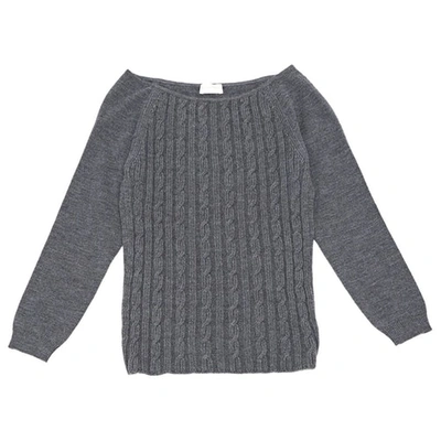 Pre-owned Valentino Wool Jumper In Grey