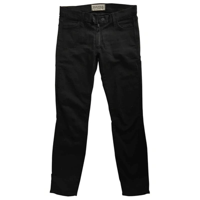 Pre-owned Elizabeth And James Slim Jeans In Black