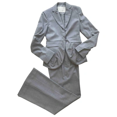 Pre-owned Bcbg Max Azria Wool Blazer In Grey