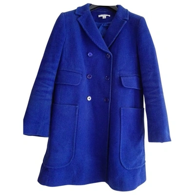 Pre-owned Carven Coat In Blue