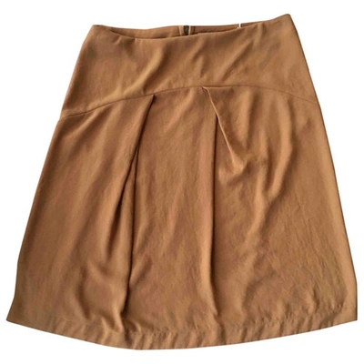 Pre-owned L'autre Chose Skirt In Khaki