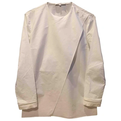 Pre-owned Carven White Cotton Top