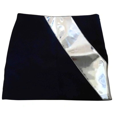 Pre-owned Sonia Rykiel Wool Mini Skirt In Blue