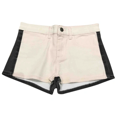 Pre-owned American Retro Pink Cotton - Elasthane Shorts