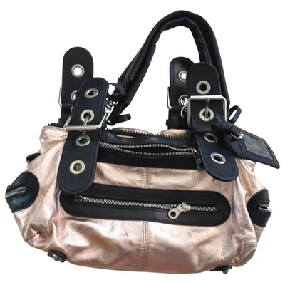 Pre-owned Chloé Leather Handbag In Metallic