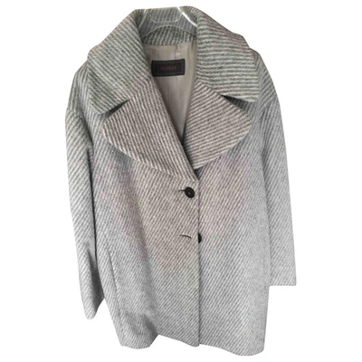Pre-owned Peserico Wool Coat In Grey