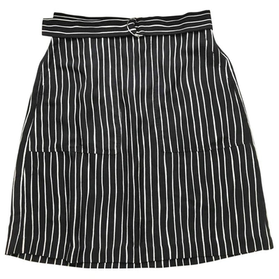 Pre-owned Club Monaco Mid-length Skirt In Black
