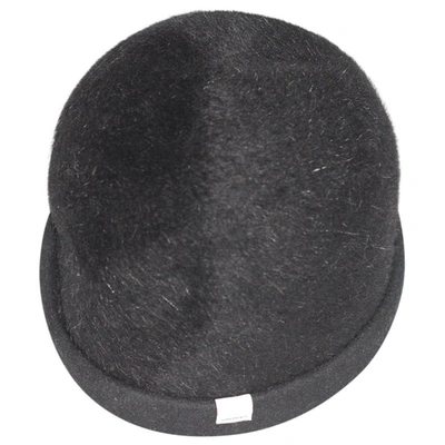 Pre-owned Norse Projects Faux Fur Beanie In Black
