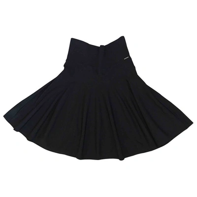 Pre-owned Diesel Mini Skirt In Navy