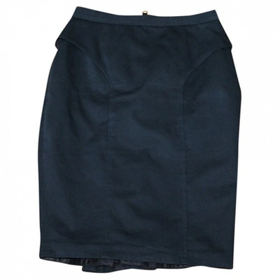 Pre-owned Givenchy Mid-length Skirt In Blue