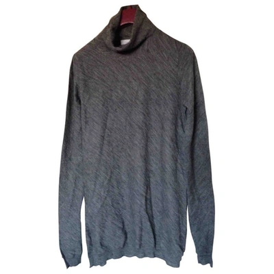 Pre-owned Malo Wool Jumper In Anthracite