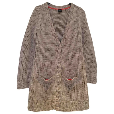 Pre-owned Swildens Cardi Coat In Beige