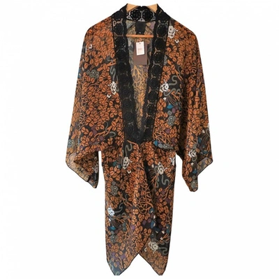 Pre-owned Anna Sui Jacket In Brown
