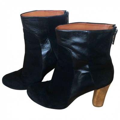 Pre-owned Marc By Marc Jacobs Ankle Boots In Black