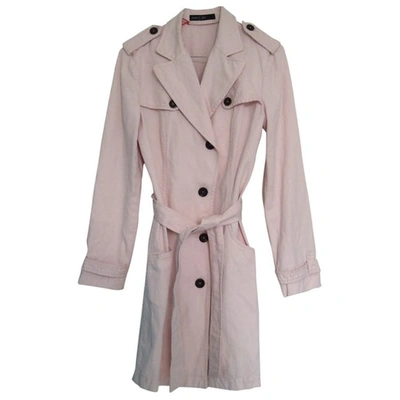 Pre-owned Marc Cain Trench Coat In Pink