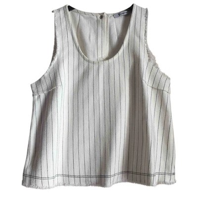 Pre-owned Alexander Wang T Vest In White