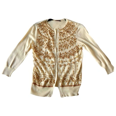 Pre-owned Alexander Mcqueen Ecru Cotton Knitwear