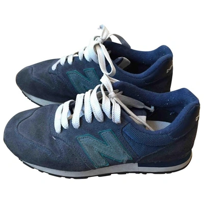 Pre-owned New Balance Trainers In Blue