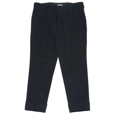 Pre-owned Miu Miu Wool Short Pants In Black