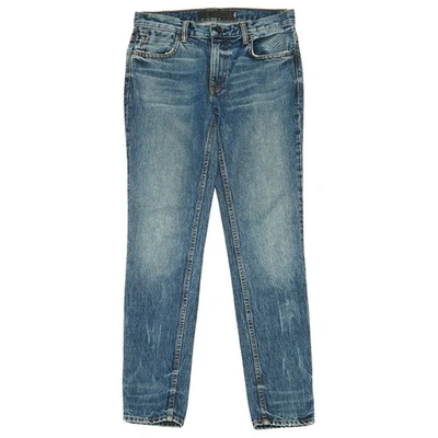 Pre-owned Alexander Wang Slim Jeans In Blue