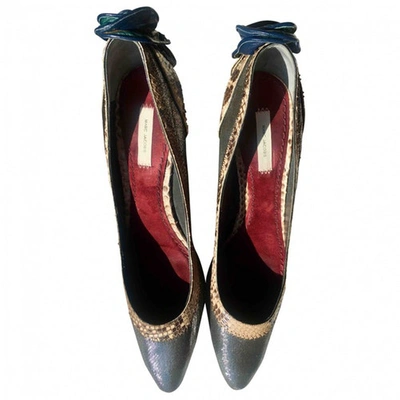 Pre-owned Marc Jacobs Leather Heels In Multicolour
