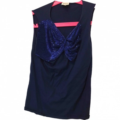 Pre-owned Armani Collezioni Knitwear In Blue