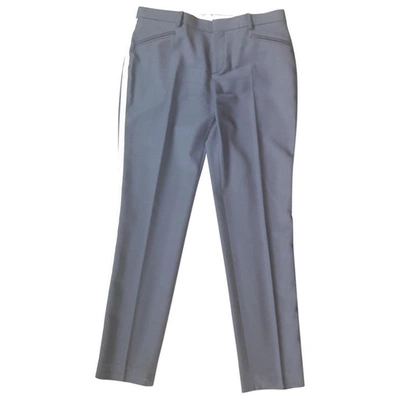 Pre-owned Each X Other Each X Wool Trousers In Blue