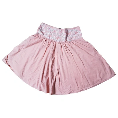 Pre-owned Stella Forest Mid-length Skirt In Pink