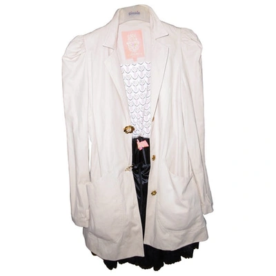 Pre-owned Manoush Trench Coat In Beige