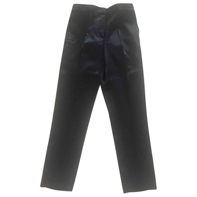 Pre-owned Moschino Carot Pants In Black