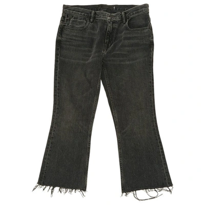 Pre-owned Alexander Wang Black Cotton Jeans