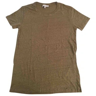 Pre-owned Iro Linen T-shirt In Khaki