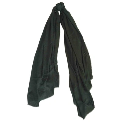 Pre-owned Gucci Stole In Green
